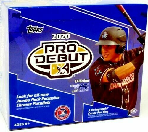 2020 TOPPS PRO DEBUT BASEBALL JUMBO BOX